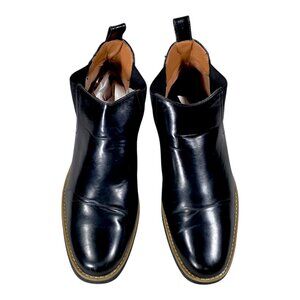 Deer Stags Boots Mens 10.5 M Black Vegan Leather Chelsea Booties ROCKLAND Corp